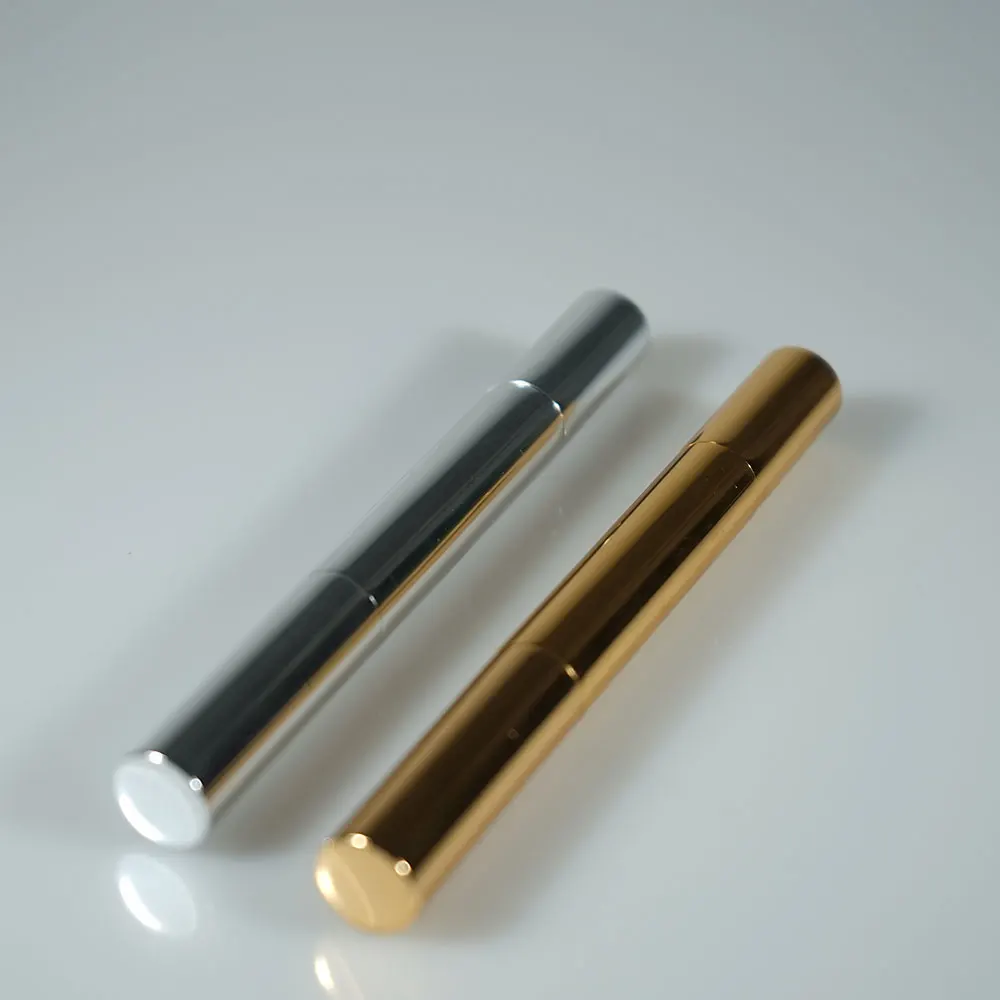 Пустая Алюминиевая ручка для маникюра/Вращающаяся ручка с кисточкой для отбеливания ручек, ресниц, жидкости, ногтей 3 мл Золото и серебро (60798368125)