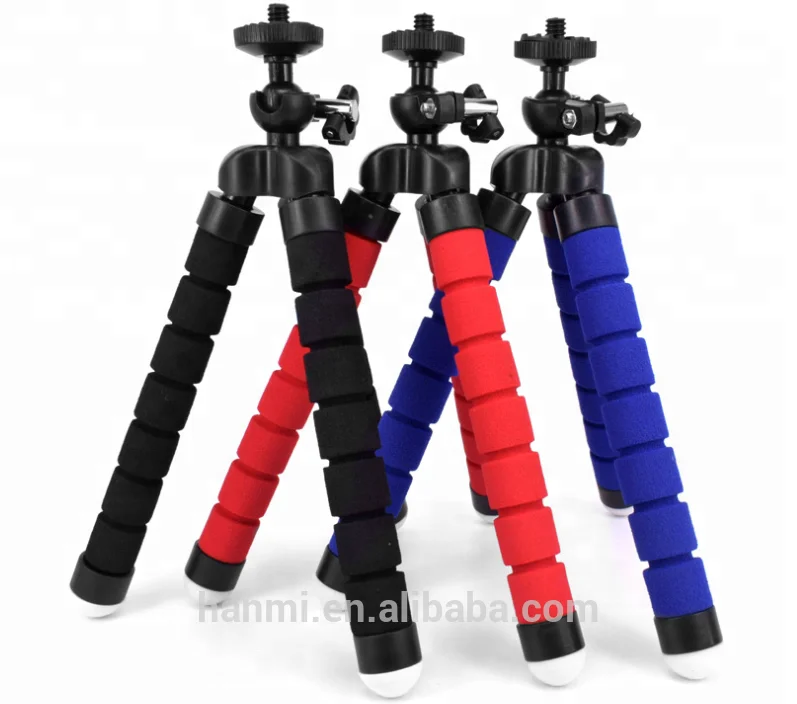 
Mobile phone tripod Octopus bracket Digital camera tripod mini flexible sponge tripod 