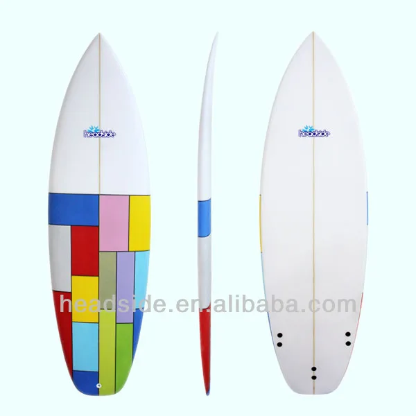 
2014 Colorful Design 3 FCS Fin System PU Shortboard Surfboard 