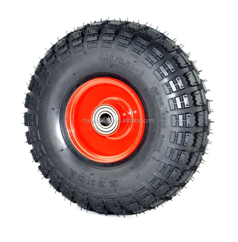 Source factory products 4.10/3.50-4 rubber vacuum tire wheel