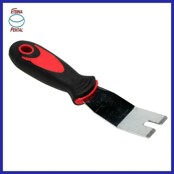 High Quality Paint Scraper Soft Grip Handle PP/TPR Stainless Steel blade Putty Knife