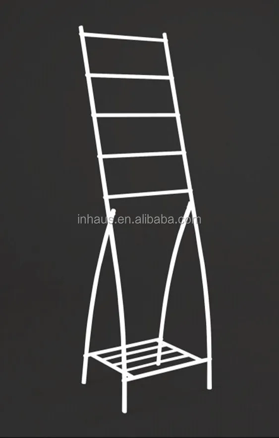 
Portable Telescopic Towel Rack, Decorative Metal Space Saving Towel Rack 