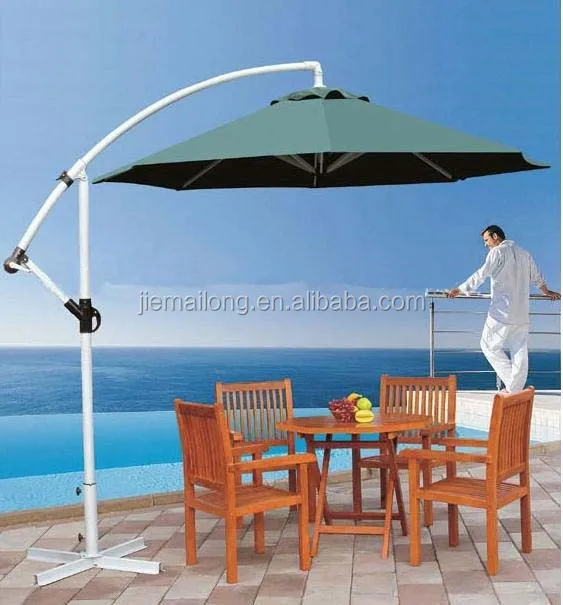 Polyester Material and Umbrellas,Banana umbrella Type Cantilever Patio Umbrellas