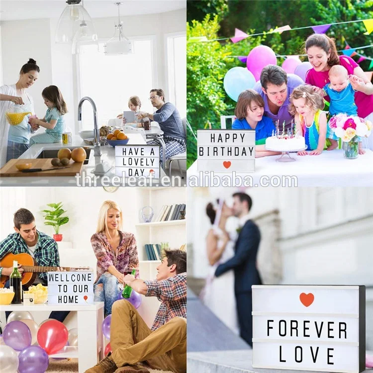 Дисплей для просмотра кино освещенные украшение световой короб Tic освещение почтовый ящик пакет