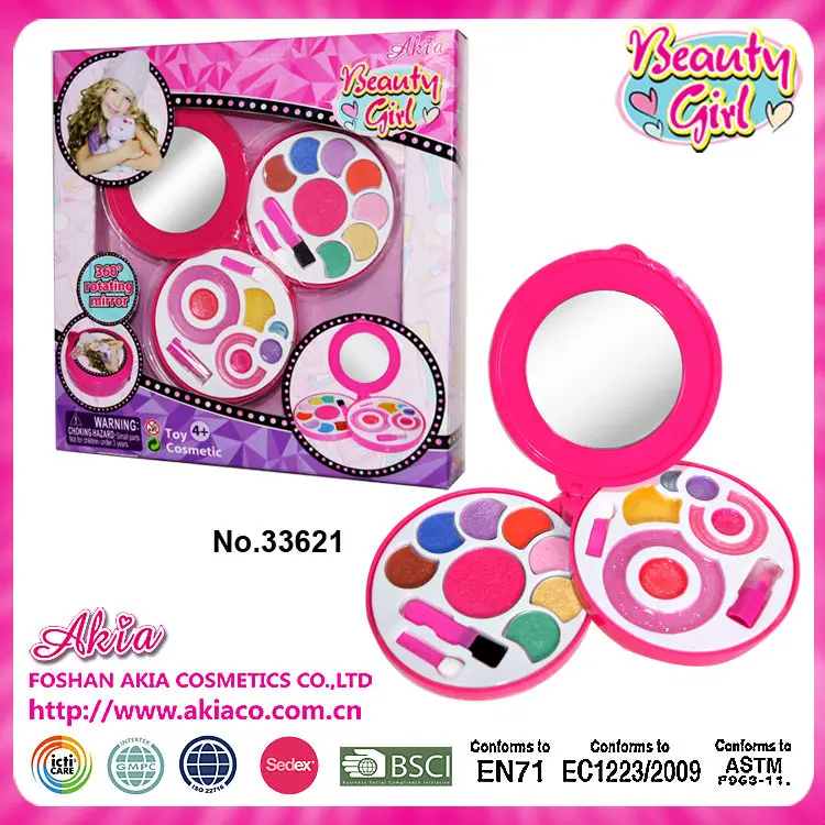 красота девушки 360 окруёности вращающегося зеркала безопасности косметики игры для детей