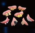 Hallowmas Day Horrific Artificial false tooth Prank Toy Simulation Trick Toy April Free Shipping