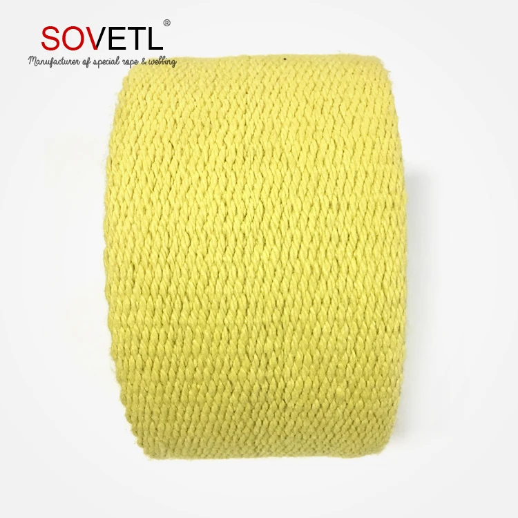 
Factory Direct aramid spun fiber webbing enduring fire torch wick 