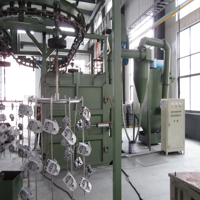 brake pad manufacturing cleaning equipment shot blasting machine