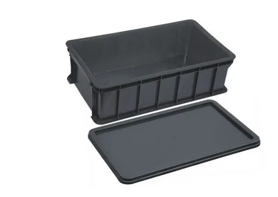 esd box with slots for plastic pcb panels esd bin box