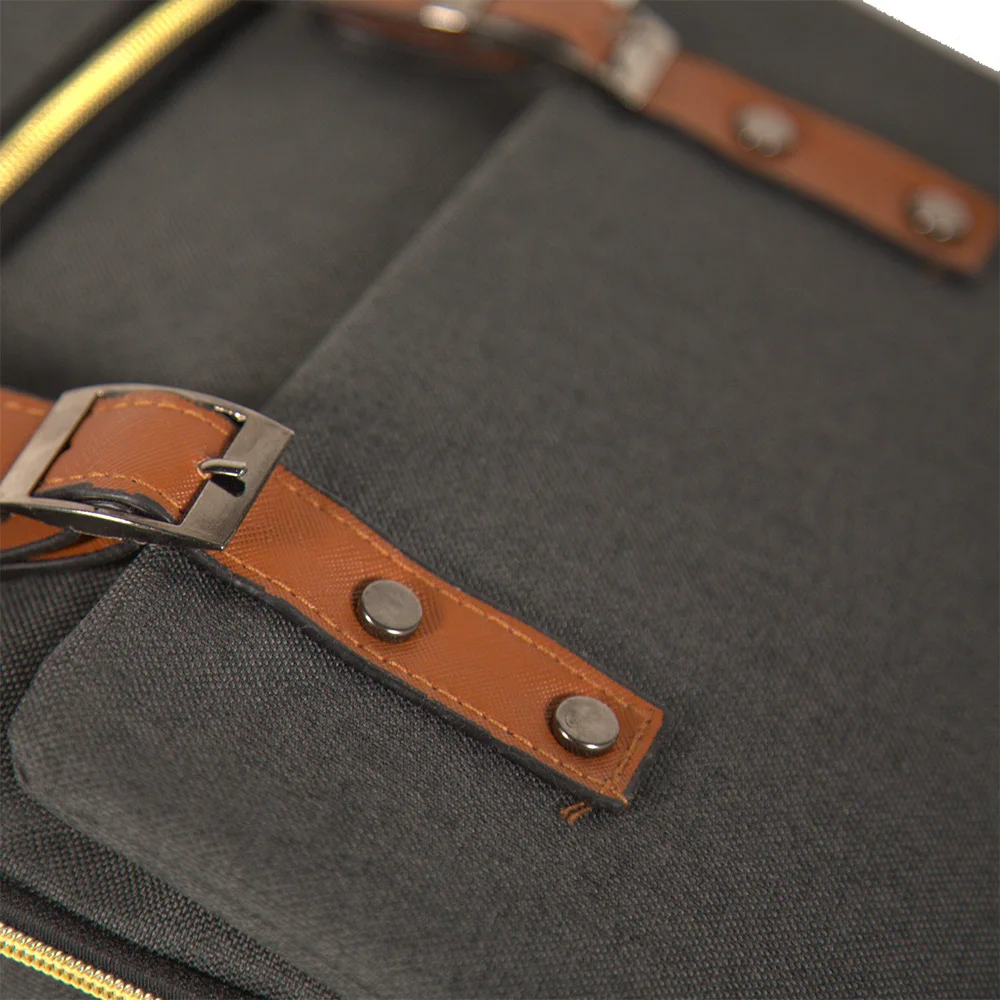 
vintage high quality water proof multi pocket resistant durable canvas school bag 