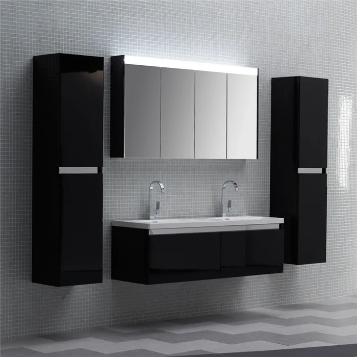 artificial stone integrated basin top quality  vanity cabinet