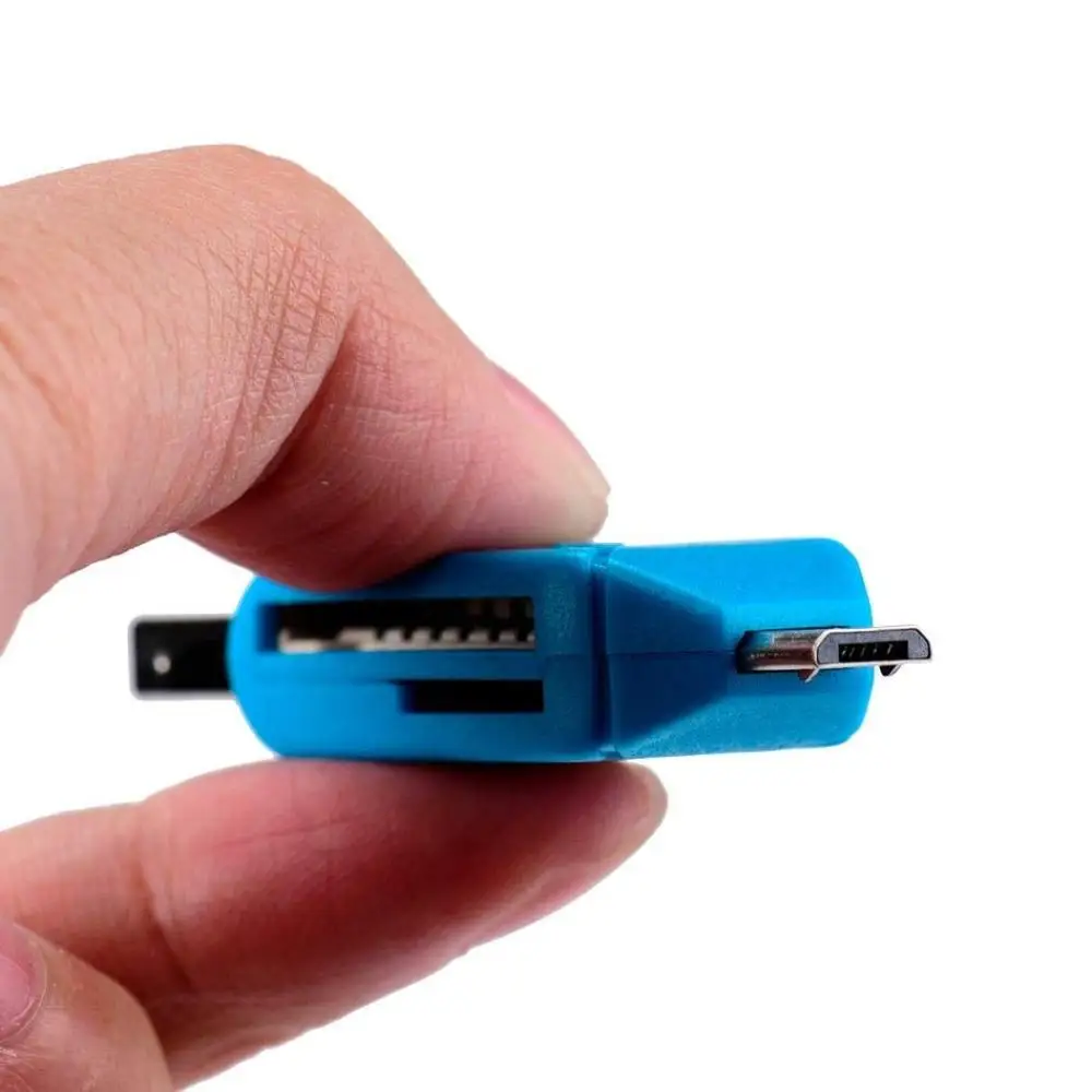 Новый мини USB 2,0 + OTG Micro Reader адаптер U Disk для планшетного ПК