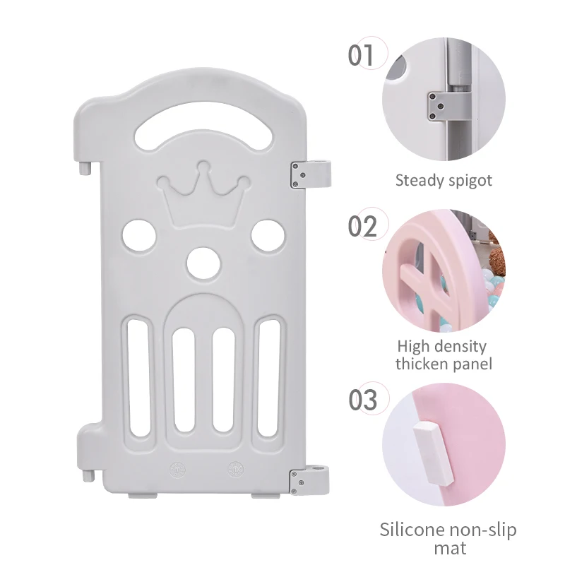 Дизайнерский манеж для Манежа, детский забор для безопасности, забор для защиты детей, пользовательский пластиковый круглый манеж для манежа