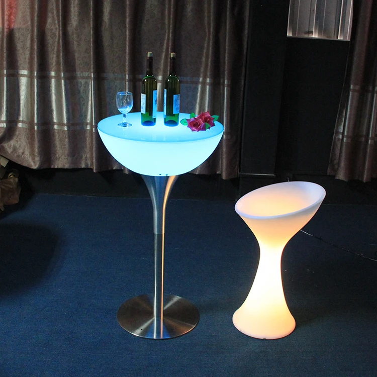 Modern Fashionable Design Cocktail Furniture Bar Led Cocktail Table