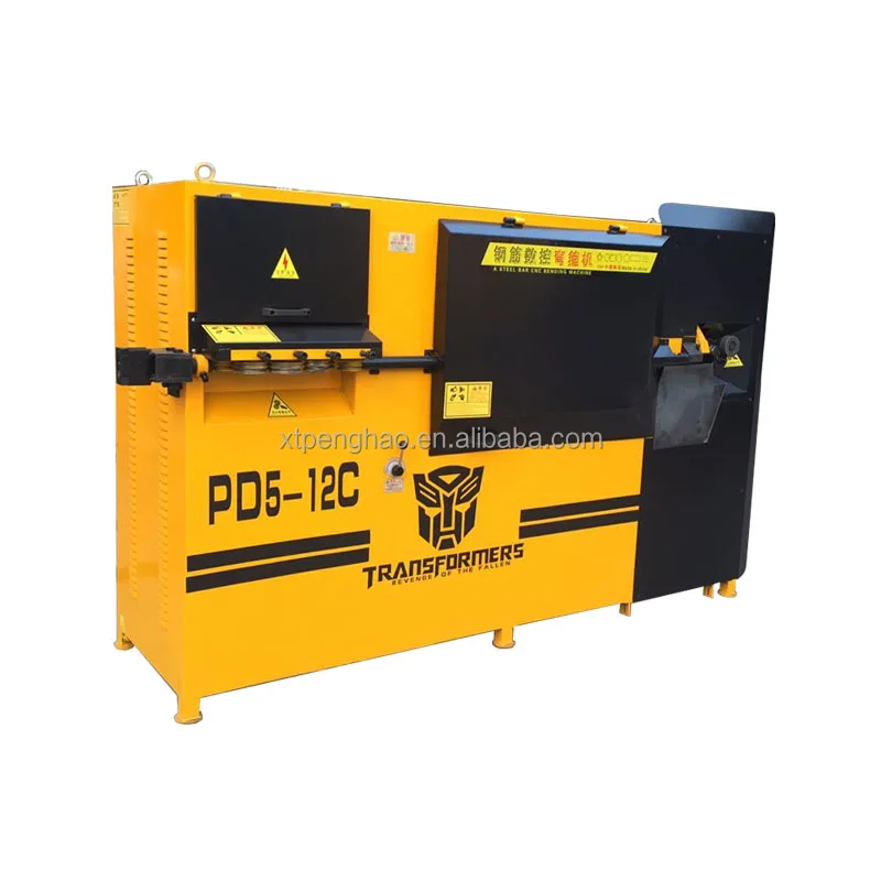 CE certificate PD5-12C 4-10mm CNC automatic steel wire bender , iron rebar stirrup bending machine