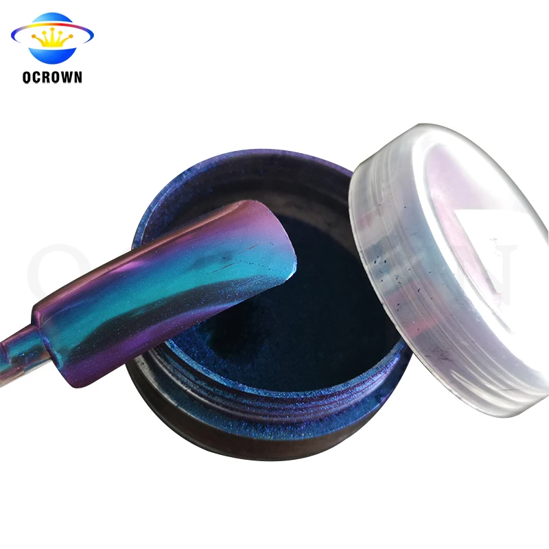 Factory directly sales metal color gold pigment powder resin chameleon pigments