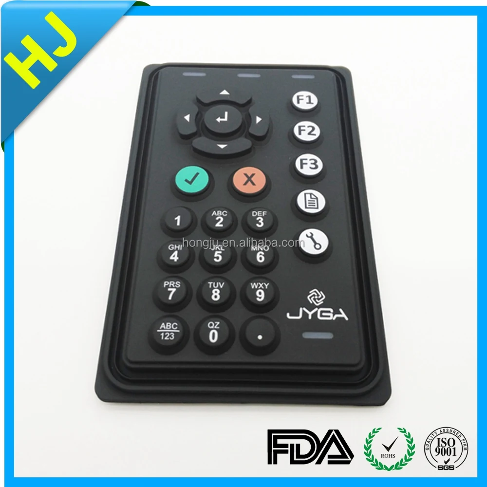 Производитель поставить Настроенный силиконовой резины клавиатура с конкурентоспособной ценой