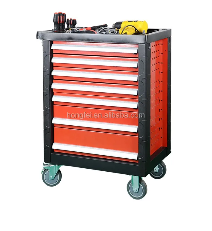 27' Inch Steel Tool Box Trolley For Warehouse Storage Tools