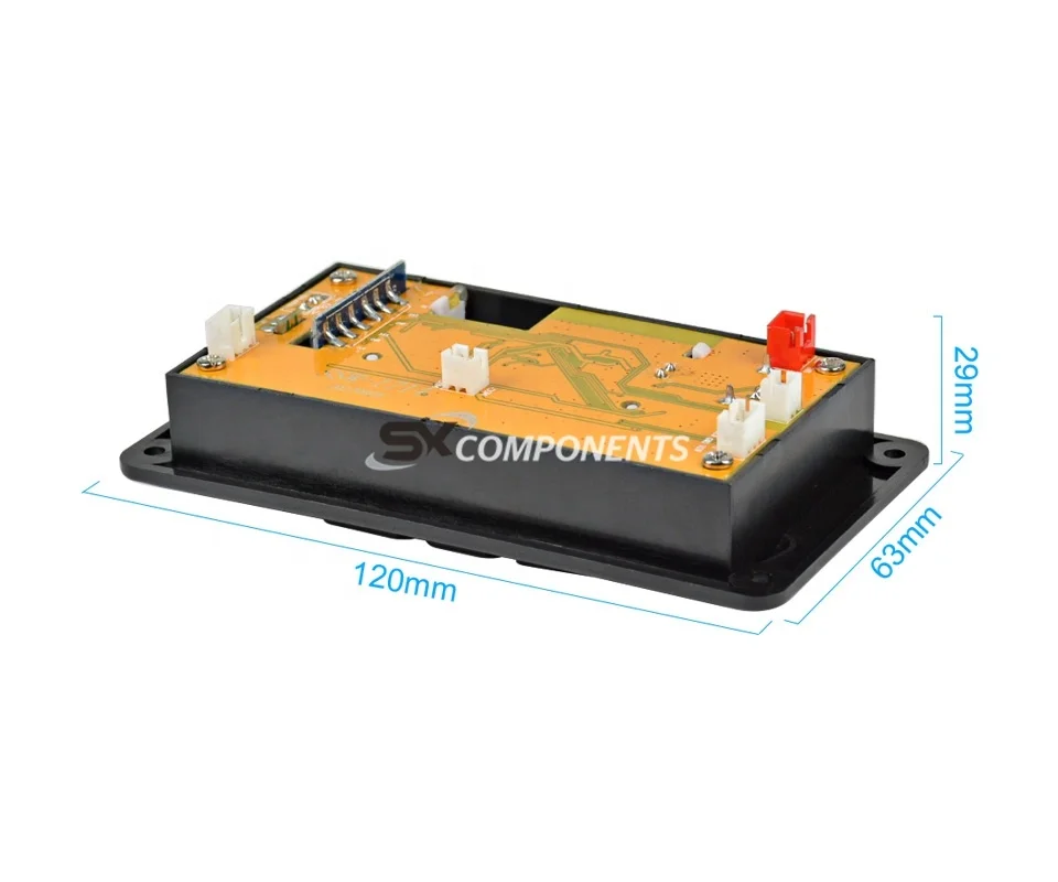 12V LCD MP3 декодер плата WAV WMA декодирование плеер аудио модуль Поддержка FM радио AUX USB с лирикой дисплей