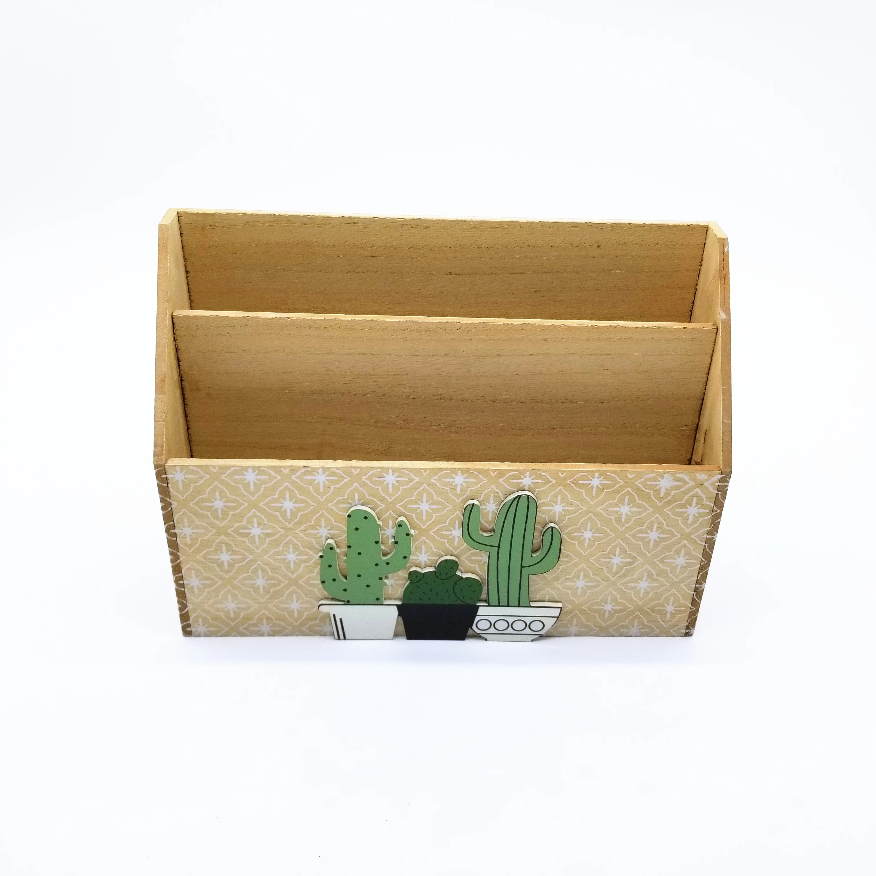 Mailing Supplies Magazines Wooden Office Supplies Desk Organizer for For Mail, Envelopes or File