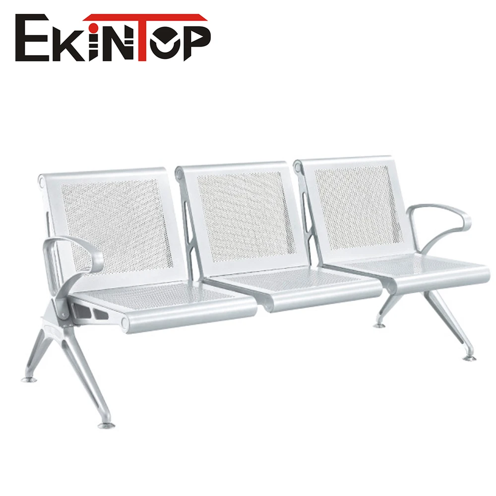 Wholesale Airport Waiting Chairs Hospital Clinic Waiting Room Stainless Steel 3-seater Waiting Bench Chairs for Office
