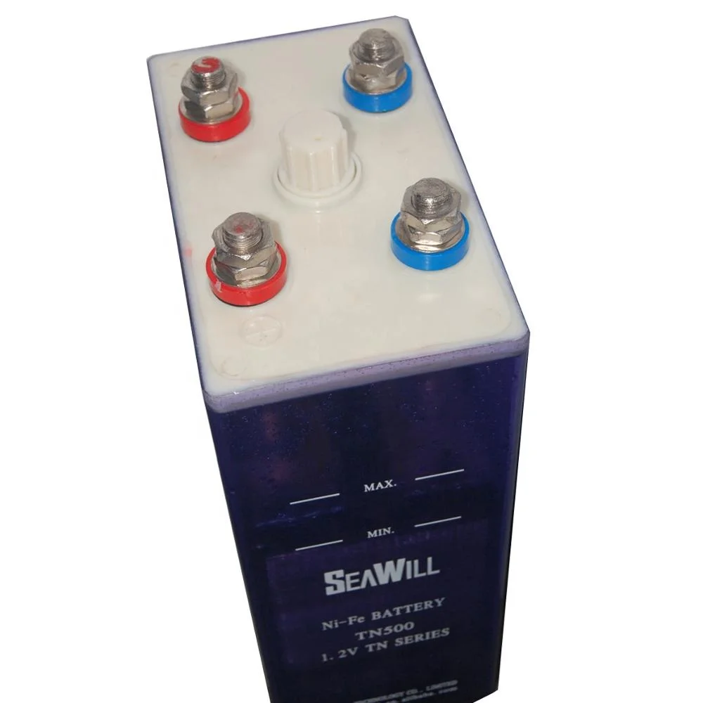 nickel-iron rechargeable battery 1.2v 500Ah ni fe battery