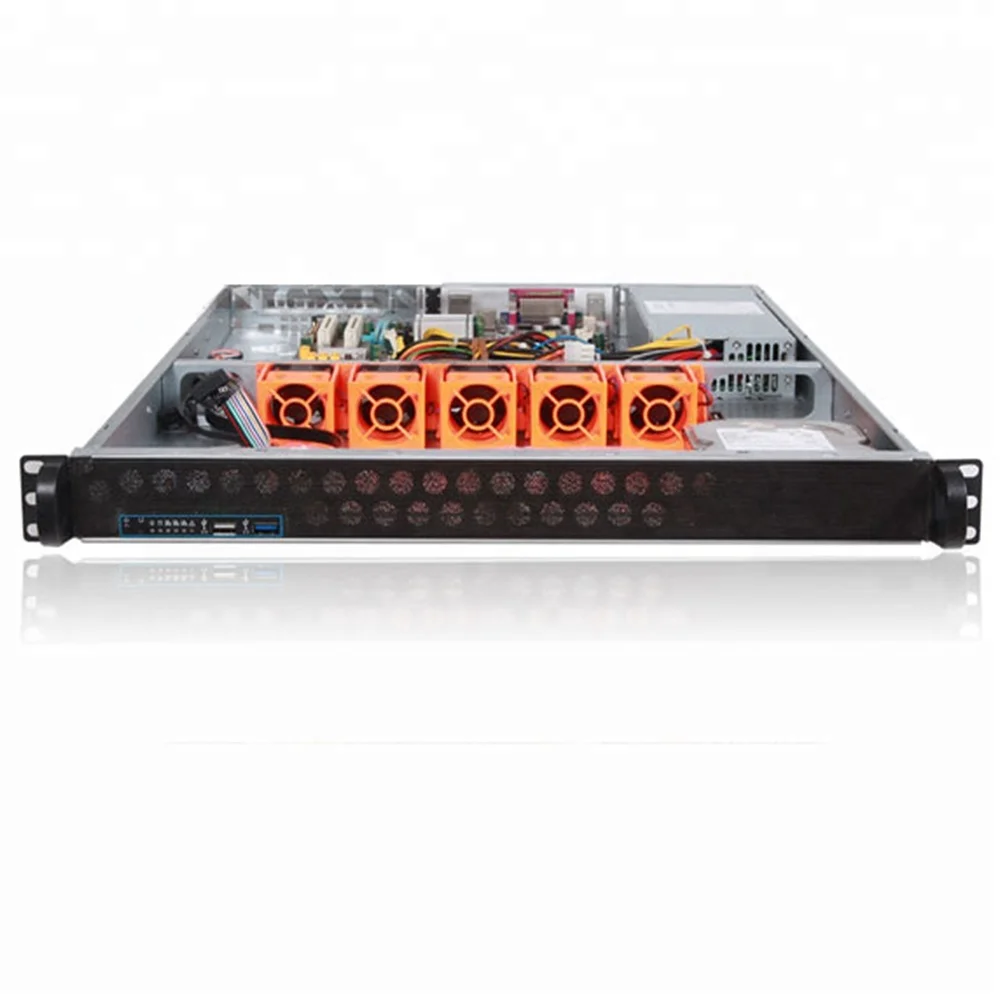 PC Computer Industrial Rack Mount Server Chassis Case 1U 19 inch