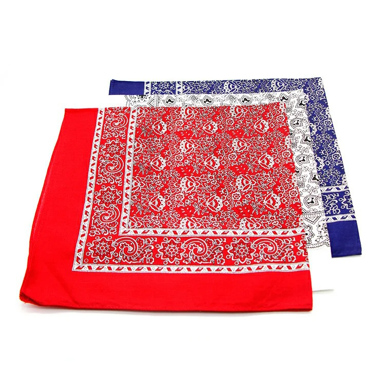 customized Traditional Designs Custom Color and Size Cotton Digital Printed Sport Bandanas