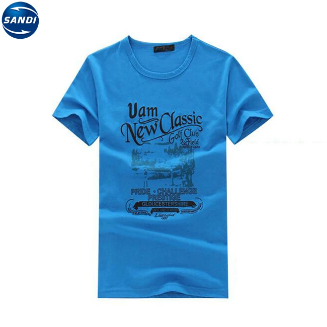 Promotional custom sports cotton tshirt