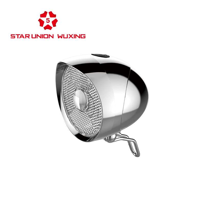 Retro style front fork lights moped, pedal assist bike kit, accessories, parts 3AAA batteries With horn bicycle led lights