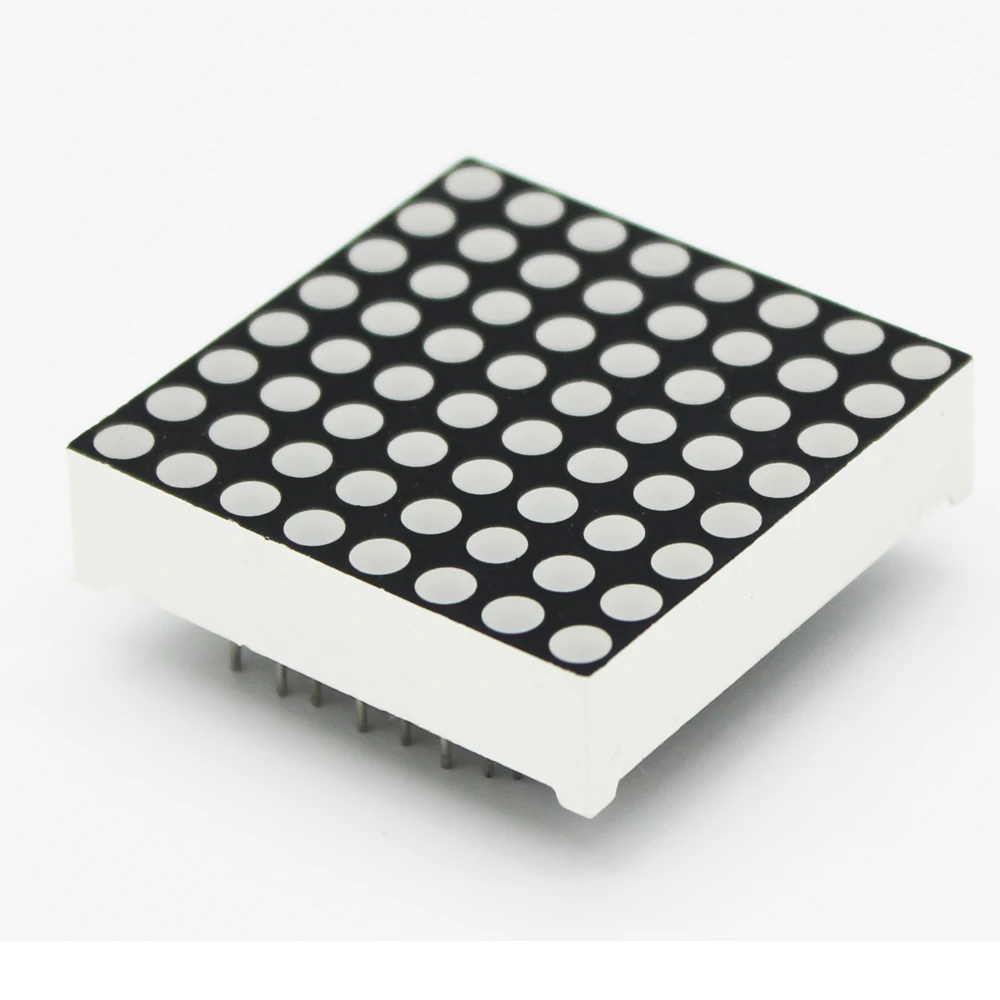 Матрица с ходовым отверстием 1,2 дюйма 3 мм 8x8 rgb светодиодный дисплей