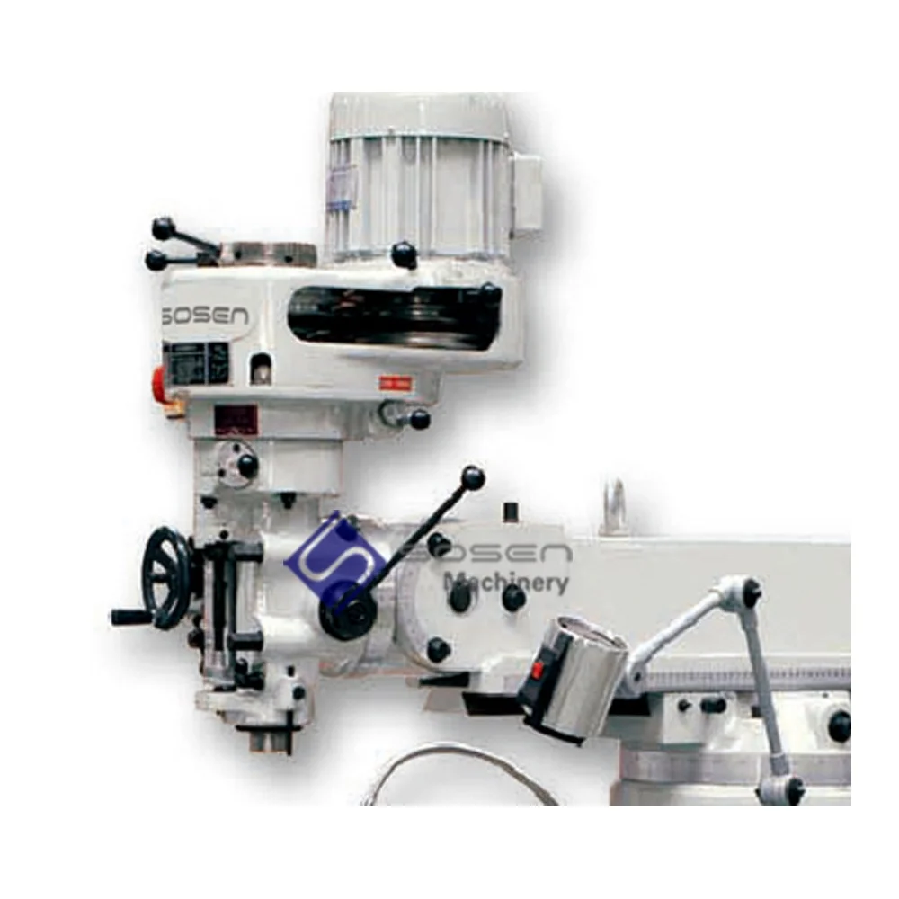 X6325 ISO40 Spindle Universal Taiwan Turret Milling Machine with Power Feed