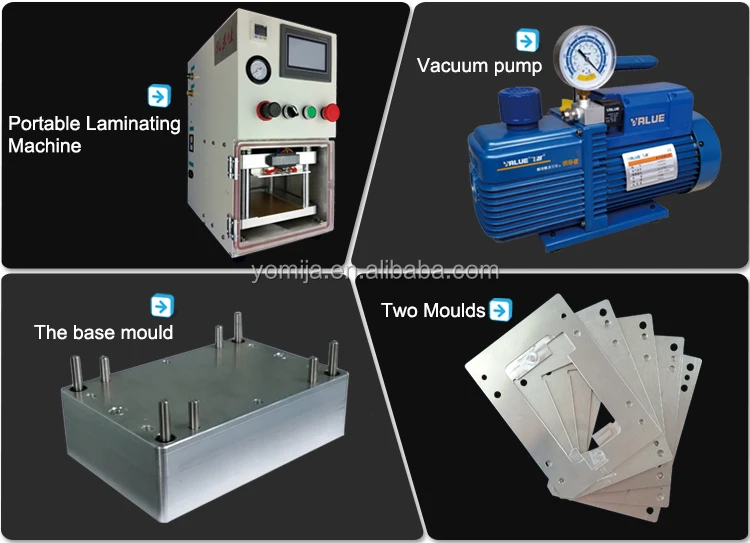 YMJ oca vacuum lcd screen repair lamination machine for cracked cell phone repair equipment machine