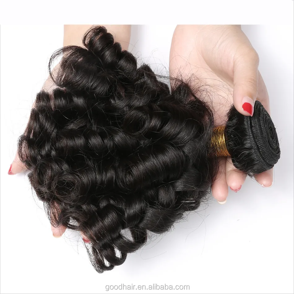 unprocessed wholesale virgin brazilian hair extension double drawn funmi human hair weave bundles