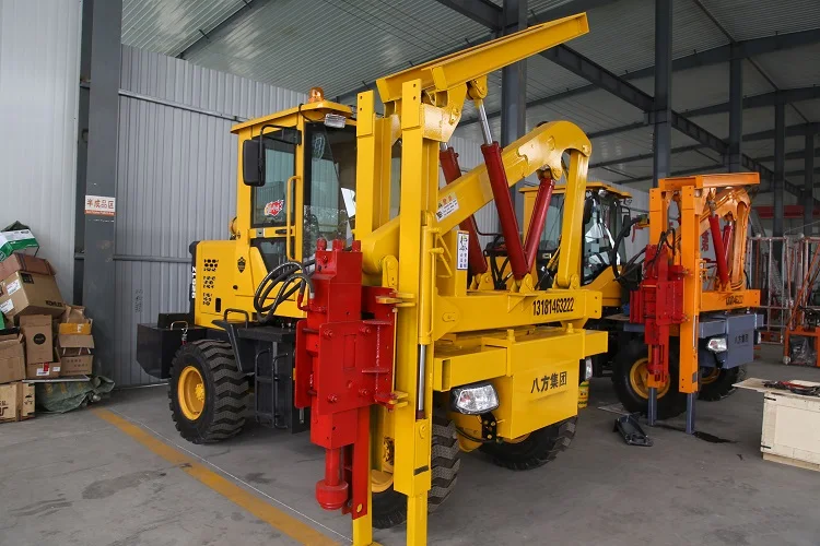 Highway guardrail pile driver for sale