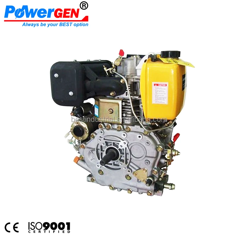 Лидер продаж! Powergen 186F одноцилиндровый 4-тактный вертикальный дизельный двигатель 10HP