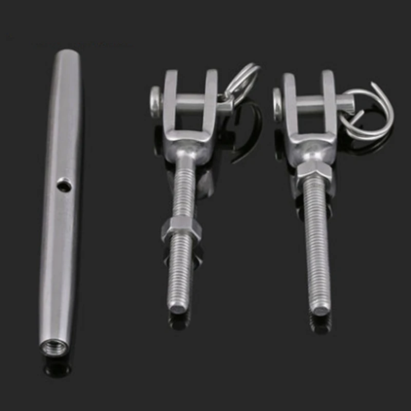 M6 Turnbuckle Jaw/Jaw 304 Grade Stainless Steel Smooth and Shiny