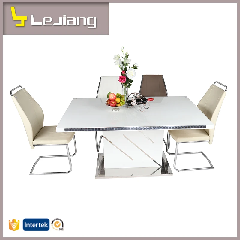 Free Sample Pictures Price Led Stand 8 Chair Iron Turntable Faux Marble Dining Table Of Wooden Plastic Dining Table