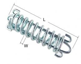Cheap China supplier Stainless Steel fishing gear spring stainless steel mooring spring