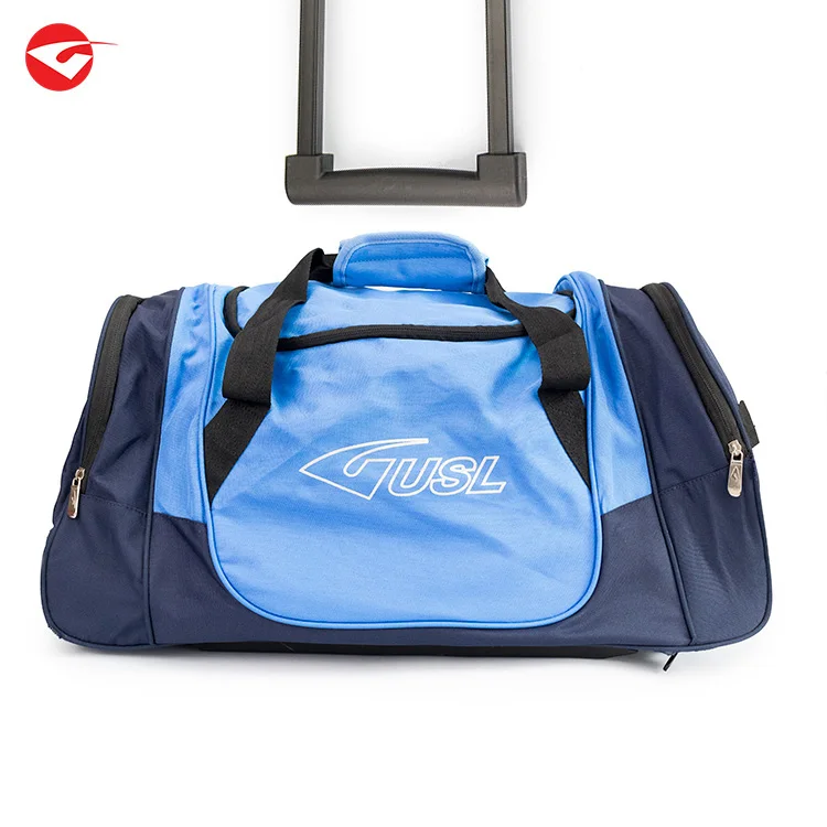 Latest model outdoor sky travel duffle trolley bag with wheels