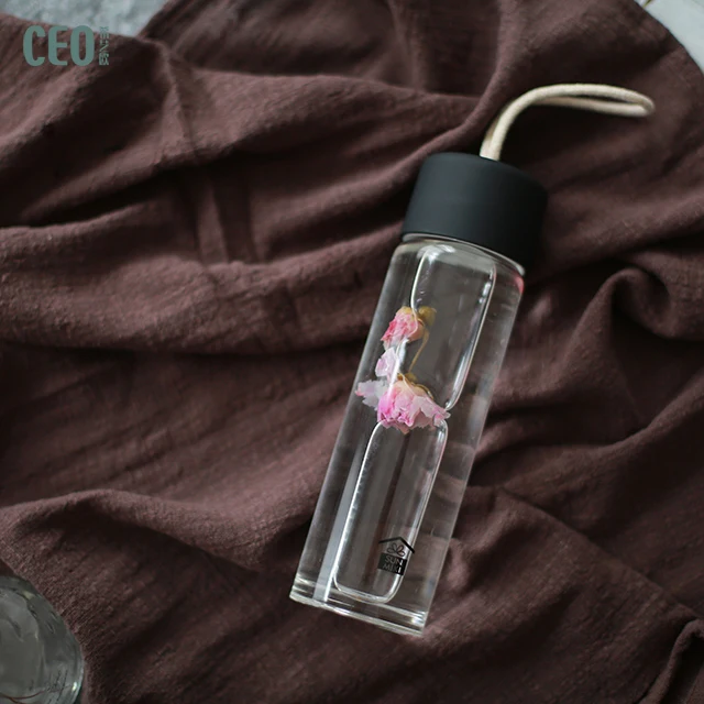 Oem пользовательские логотип Топ продажа дешевая цена стекло питьевой бутылки