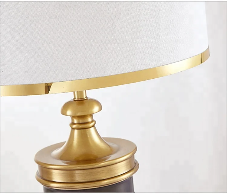 european style minimalism iron art vintage trophy table lamp