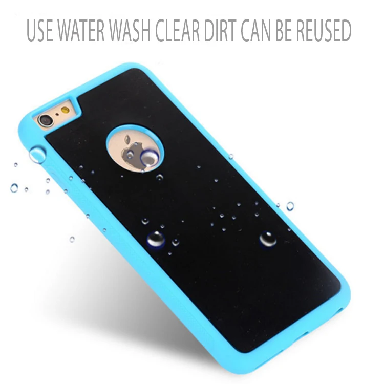 
New tpu design magical nano sticky material antigravity phone case cover for iphone 7 6S plus anti gravity case 