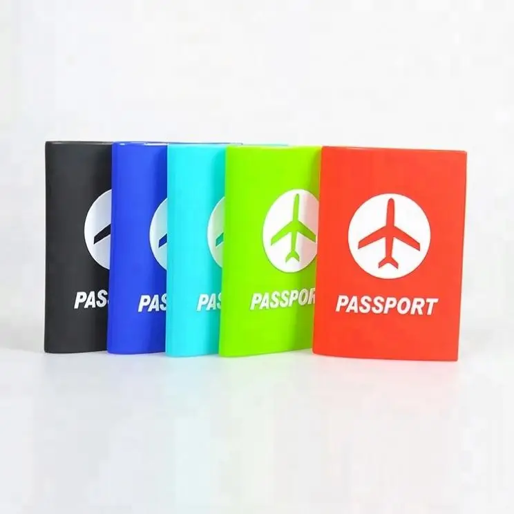 Soft PVC Passport Holder/silicone passport case/rubber Passport Cover