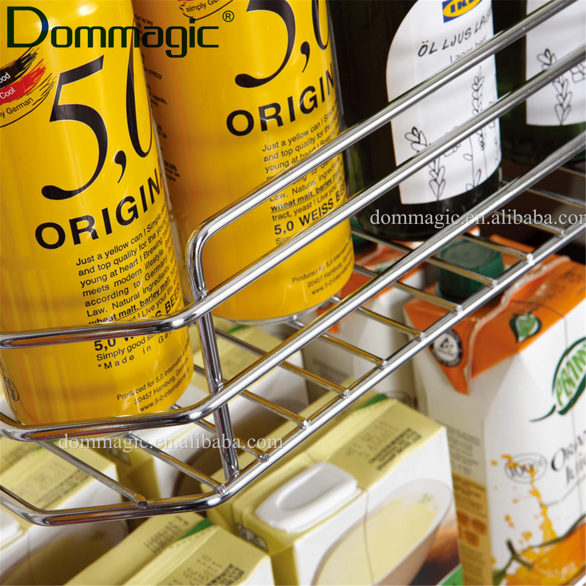 Kitchen Cabinet Pull-out Pantry Unit with Soft-close for Tall Cabinet