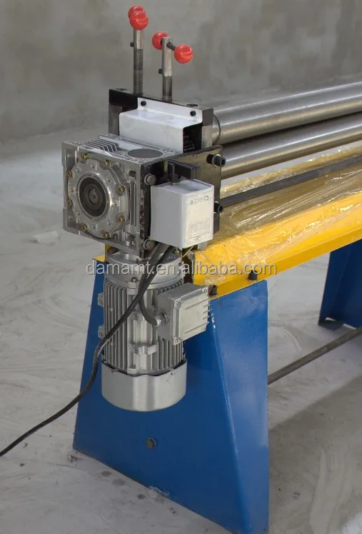 Instock HVAC duct making equipment electric slip roll machine , small rolling machine sheet metal bender