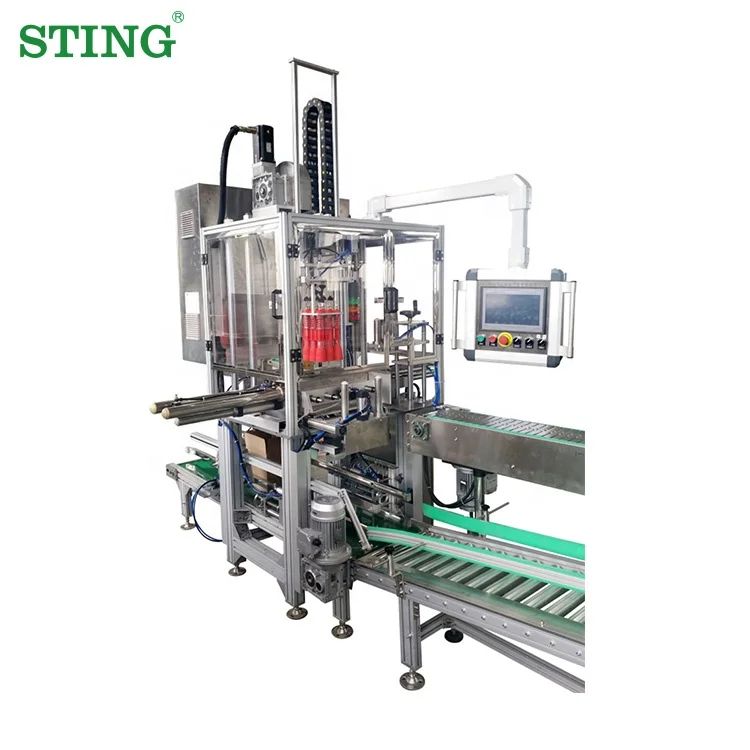 Automated High Speed Side Load Carton Box Case Over Packer Equipment Price Photo