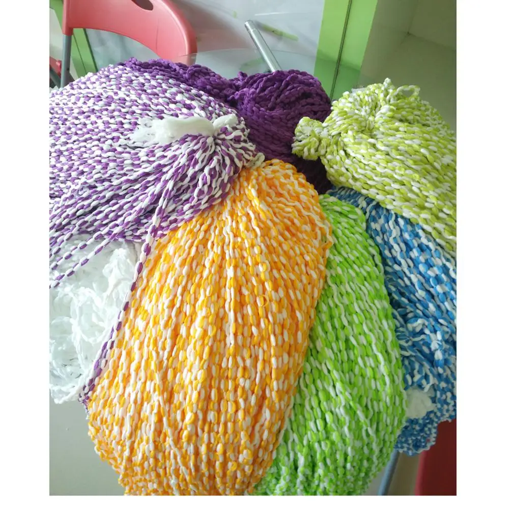 
hot selling polyester microfiber mop yarn for 360 mop heads 