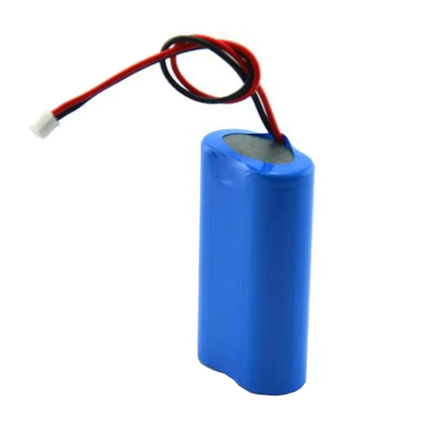 Rechargeable 18650 battery 7.4V 2200mAh li ion battery pack 2S1P