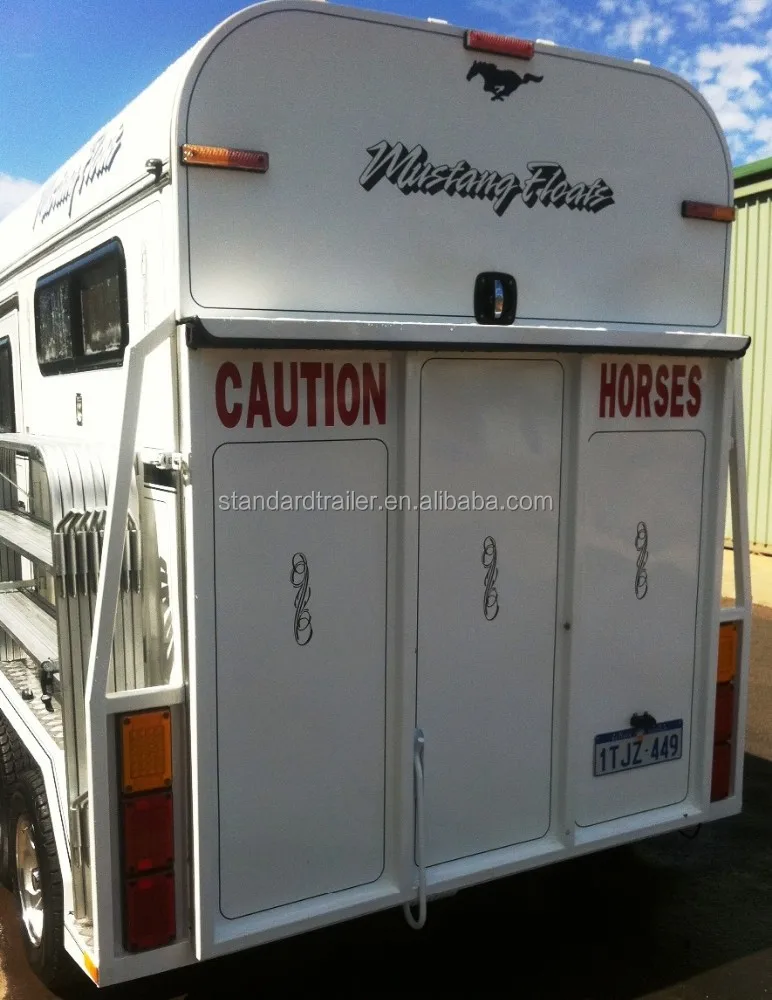 High quality deluxe horse trailer made in china